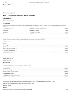 pdfcoffee.com quiz-101-financial-statements-to-interim-reporting-2-pdf-free