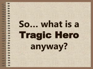 traits of the tragic greek hero