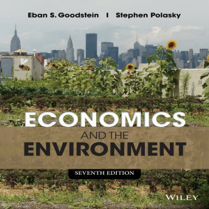 Eban S. Goodstein, Stephen Polasky - Economics and the Environment-Wiley (2013)