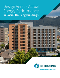 Design vs Actual Energy Performance in Social Housing 2020