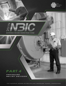 NBIC Part 4 Pressure Relief Devices 2019
