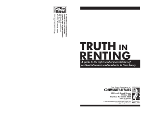 Truth in Renting