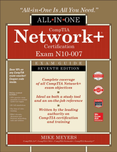 CompTIA Network+ McGraw-Hill Education (2018)