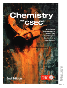 OUP - Chemistry for CSEC