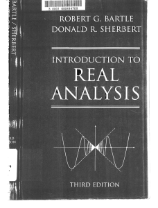 Robert G. Bartle, Donald R. Sherbert - Introduction to real analysis-Wiley (1999)