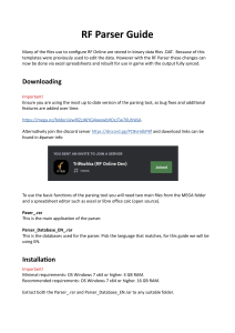 RF ParserGuide