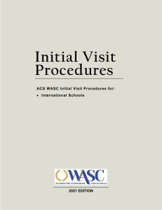 ACS WASC Intl Initial Visit Procedures-2021 Ed