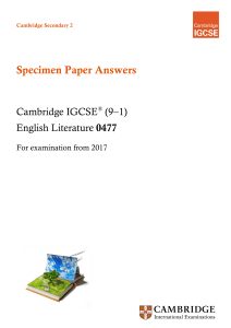 cie ig lit 0477 sample paper answer