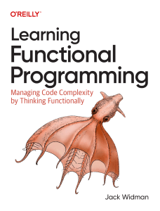 OReilly Learning Functional Programming