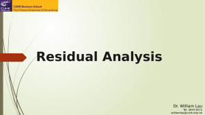 8  Residual Analysis - Tagged
