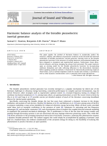 [Stanton] Harmonic balance analysis of the bistable piezoelectric inertial generator (1)