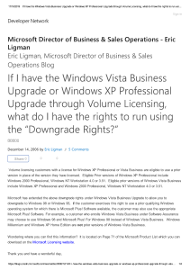 If I have the Windows Vista Business