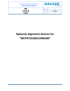 MCP4753180110WG00 Optional Alignment Devices Specification