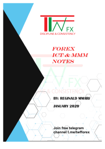 FOREX ICT & MMM NOTES