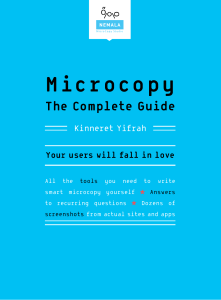 Microcopy The Complete Guide ENG