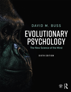 David M Buss - Evolutionary Psychology  The New Science of the Mind-Routledge (2019)