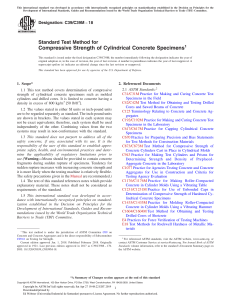 Concrete Compressive Strength Test Method C39/C39M