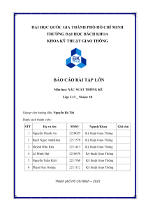 BTL Xác suất thống kê - nhóm 10 -L12 