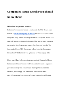 Companies House Check   you should know about