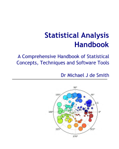 Statistical Analysis Handbook