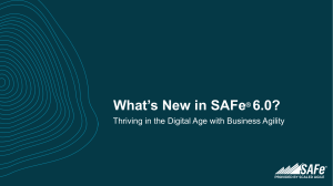 Whats New in SAFe 6.0-1