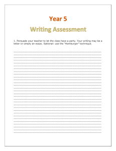 Writing Assessment - Copy