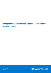 Integrated Dell Remote Access Controller 9