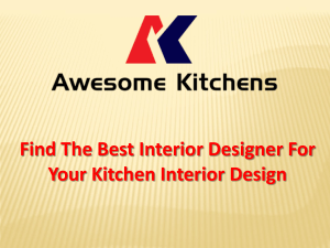 Search The Best Designer For Your Kitchen Interior Design