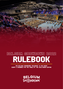 Rulebook Belgium 2022 
