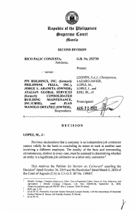 Rico Palic Conjusta vs. PPI Holdings, Inc. et al., G.R. No. 252720, August 22, 2022