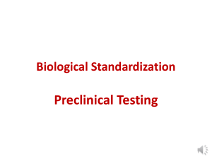 preclinical testing, Lect-1 Audio