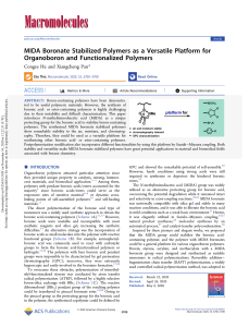 Macromolecules 2020, 53, 3700−3708