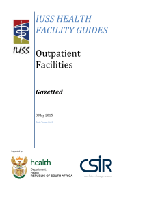 IUSS Outpatients  Gazetted
