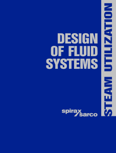design of fluid systems steam utilization