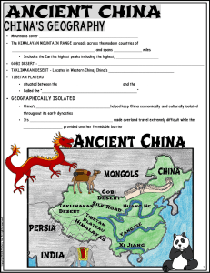 Ancient China - notes