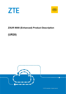 1.3.1 ZXRAN ZXUR9000(Enhanced) Product Description 20231102