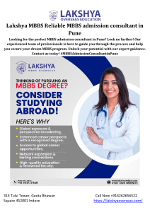 Lakshya MBBS Reliable MBBS admission consultant in Pune
