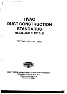 - HVAC DUCT CONSTRUCTION STANDARDS-SMACNA