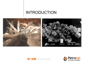 Applied mineralogy workshop session 1
