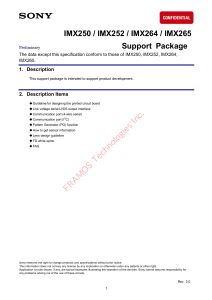 IMX250 252 264 265 Support Package E Rev2.0