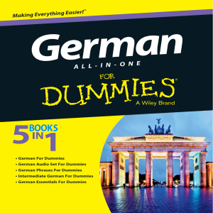 German all in one for Dummies