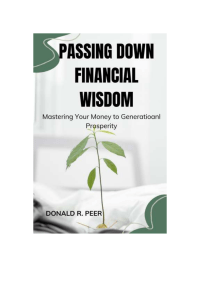 FINANCIAL WISDOM PARAPHRASED