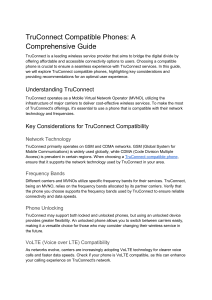 TruConnect Compatible Phones: A Comprehensive Guide