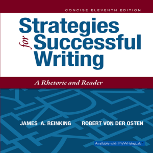 Strategies for Successful Writing (11th Edition 2017) James A. Reinking