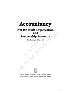 Accounts Part-I Content