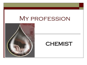 my presentation on the topic my profession