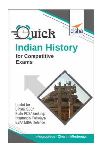 Quick Indian History for Compet - Disha Experts