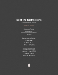 Beat the Distractions Resource List.pdf
