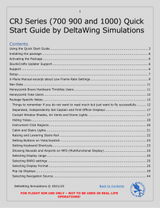 CRJ Series Quick Start Guide