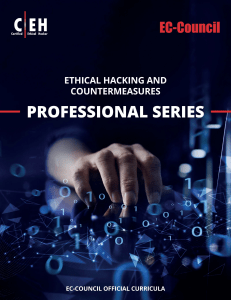 1.Ethical Hacking And Countermeasures-Professional Series